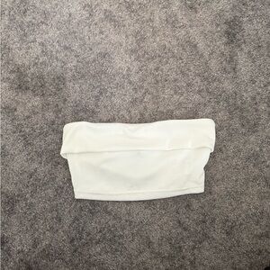 SHEIN Off-White Bandeau Top